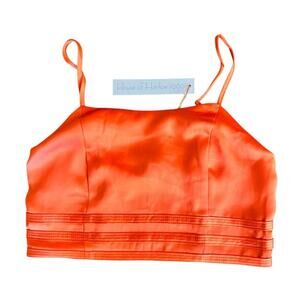 House of Harlow 1960 Orange Crop Top